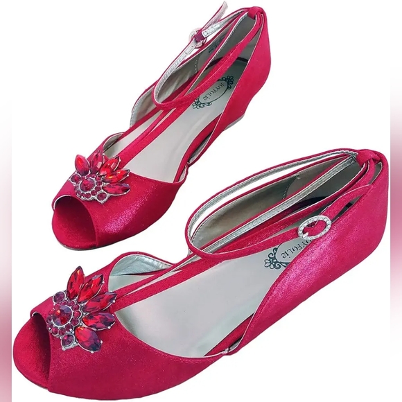 Joyfolie Arabella Heel in Red size 2 - Picture 3 of 11